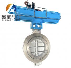 氣動不鏽鋼對夾蝶閥