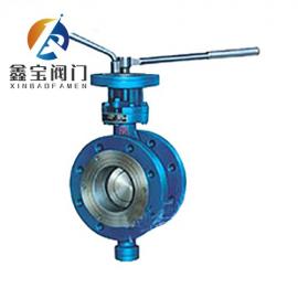 D43H手柄式法蘭式硬密封不鏽鋼蝶閥